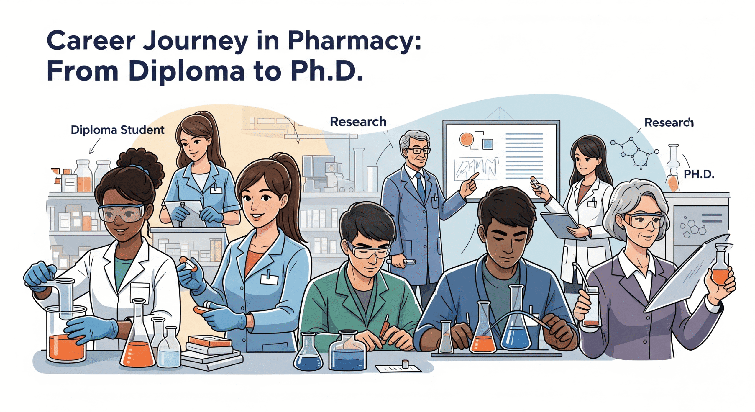 Career Journey in Pharmacy: From Diploma to Ph.D.