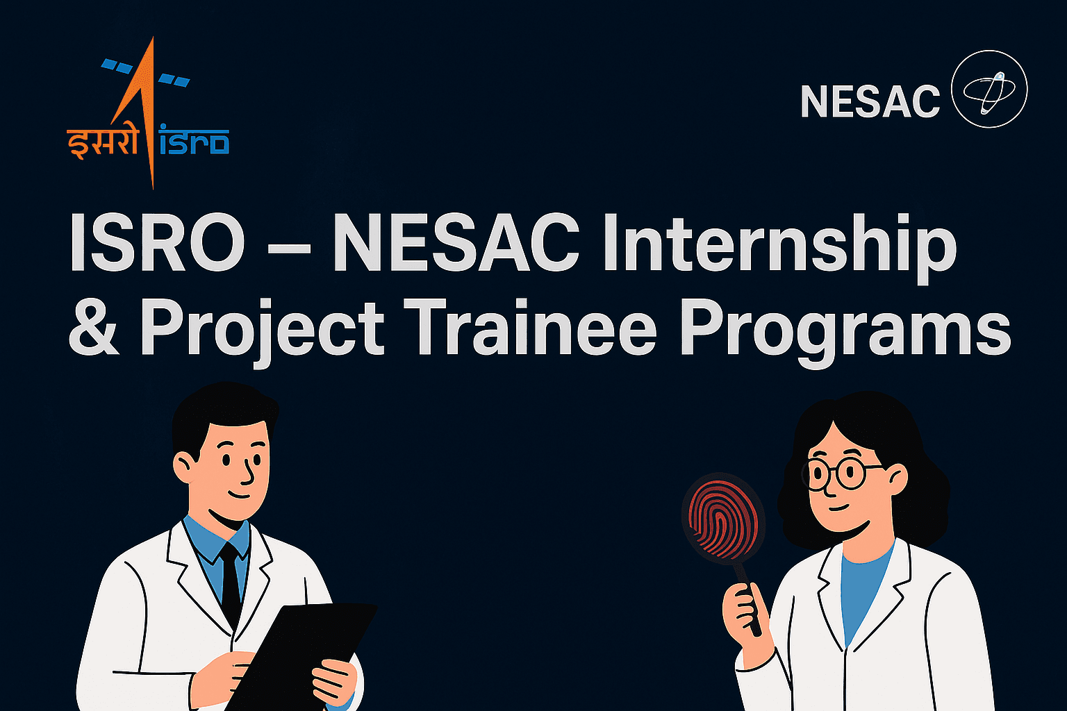 🛰️ ISRO – NESAC Internship & Project Trainee Programs