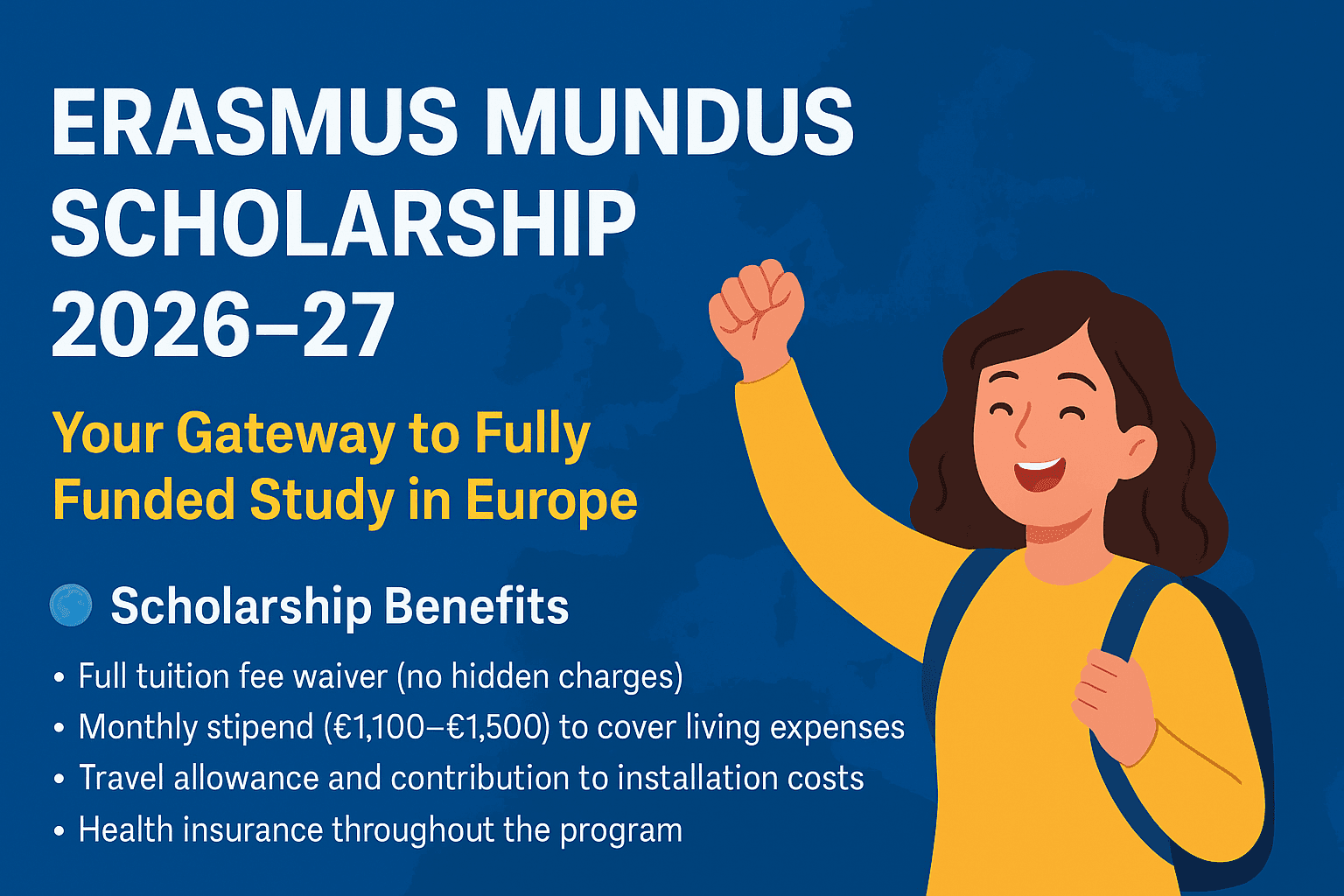 Erasmus Mundus Scholarship 2026–27: Your Gateway to Fully Funded Study in Europe
